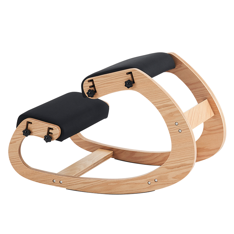 Sort polstret sæde knælende kontorstol (Y-C33)