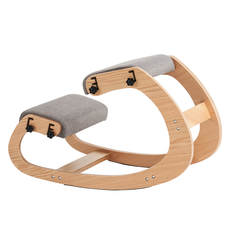 Grå polstret sæde knælende kontorstol (Y-C33)