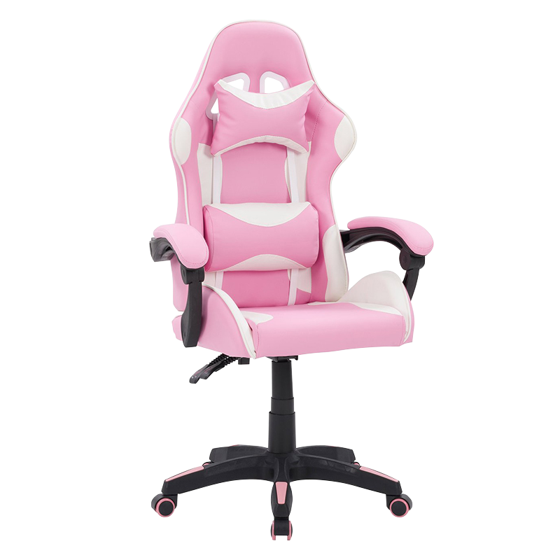 Pink Linkage Pad Armlæn Tilbagelænet Gamer Chair (Y-2410)