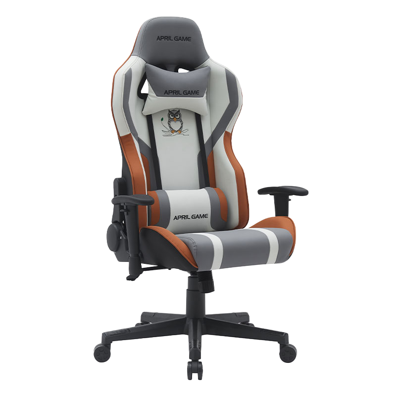 Animal Design Høj syntetisk læder Silla Gamer Drejelig 180 graders tilbagelænet stærk ramme Racing Gamer Chair (T-7121)