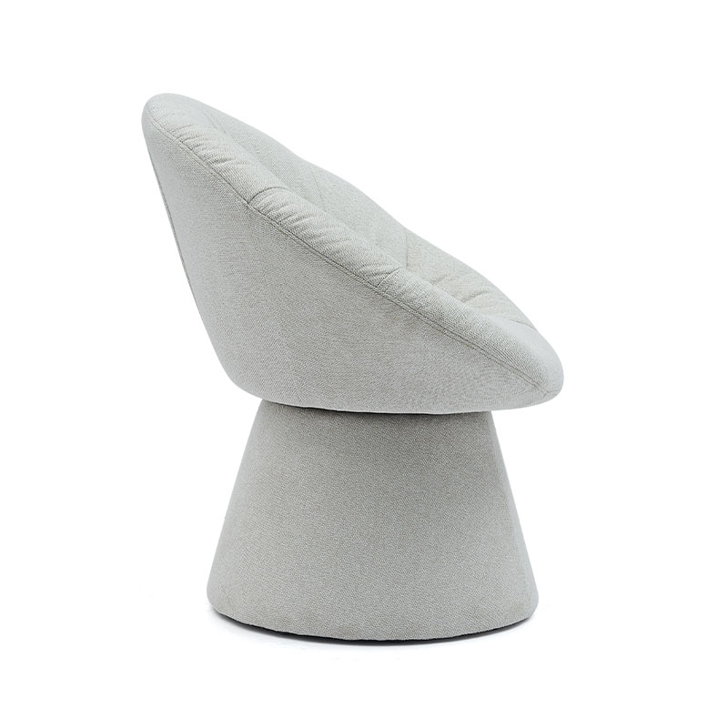 Enkel Stilfuld Italiensk Roterende Spisestuestol Rund Base Lænestol Fritidsstol til Stue Hotel (GY-644)