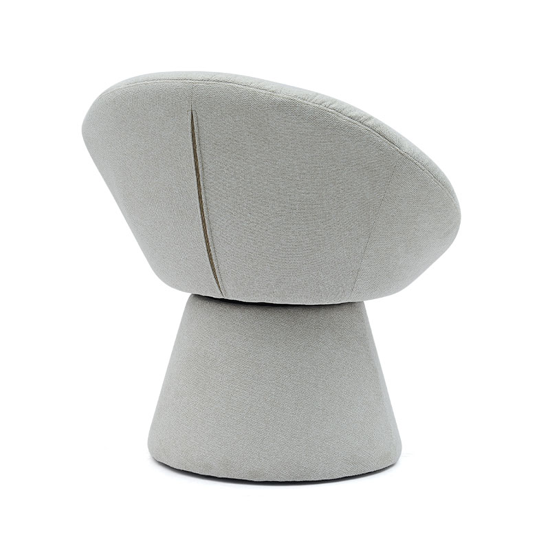 Enkel Stilfuld Italiensk Roterende Spisestuestol Rund Base Lænestol Fritidsstol til Stue Hotel (GY-644)