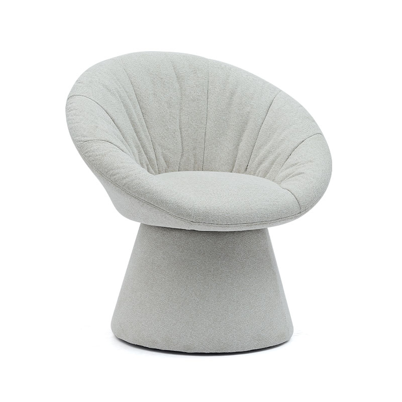 Enkel Stilfuld Italiensk Roterende Spisestuestol Rund Base Lænestol Fritidsstol til Stue Hotel (GY-644)