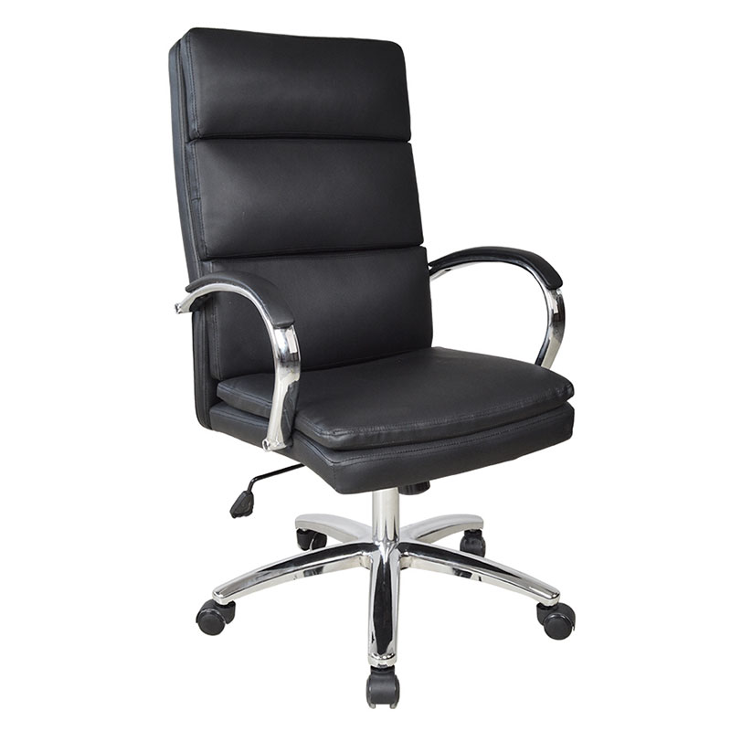 Høj ryg Chrome Pad Armlæn Executive Office Chair (M-6114)