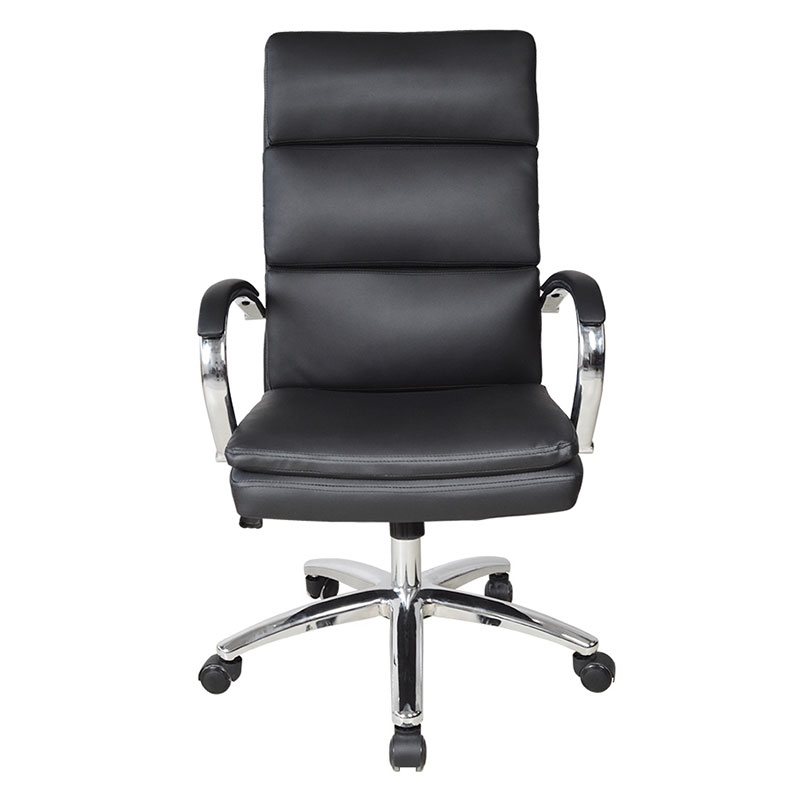Høj ryg Chrome Pad Armlæn Executive Office Chair (M-6114)