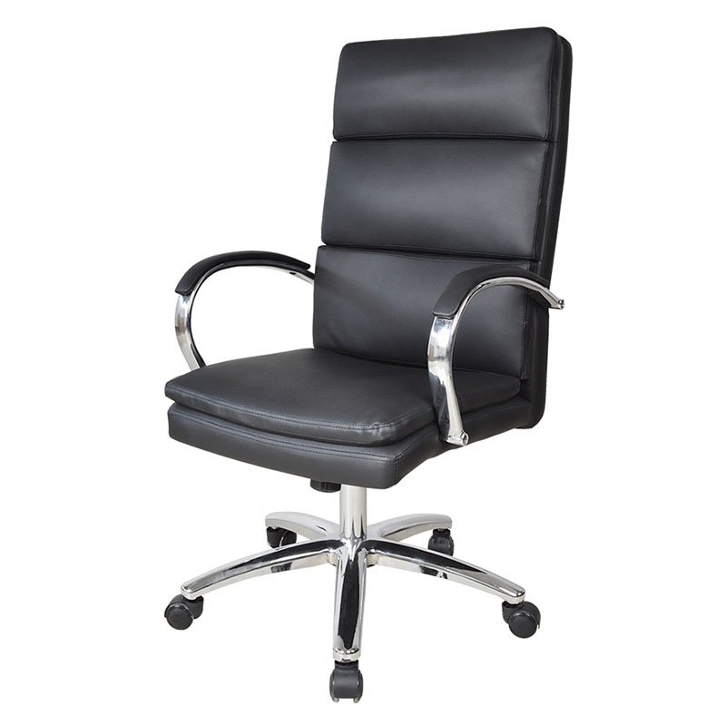 Høj ryg Chrome Pad Armlæn Executive Office Chair (M-6114)