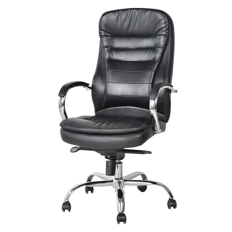 Ergonomic Manager Kontorstol med Chrome Pad Armlæn (M-6117)