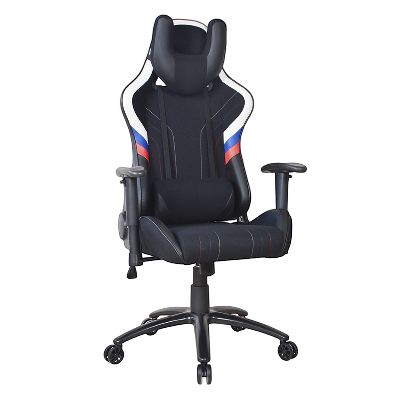 2D Armlæn Drejeligt Maleri Metal Base Racing Gaming Stol (T-7116)