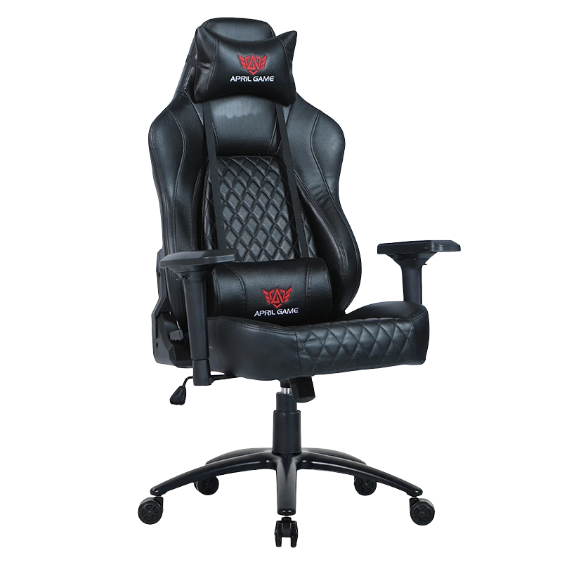 Høj ryg 4D armlæn sortmalet metal base gaming stol (Y-2520)