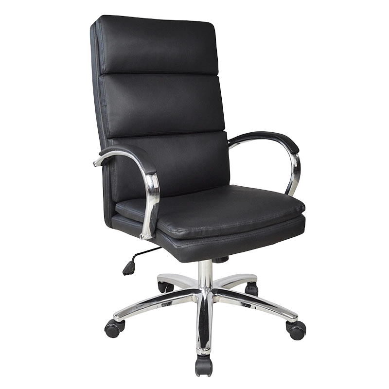 Høj ryg Chrome Pad Armlæn Executive Office Chair (M-6114)