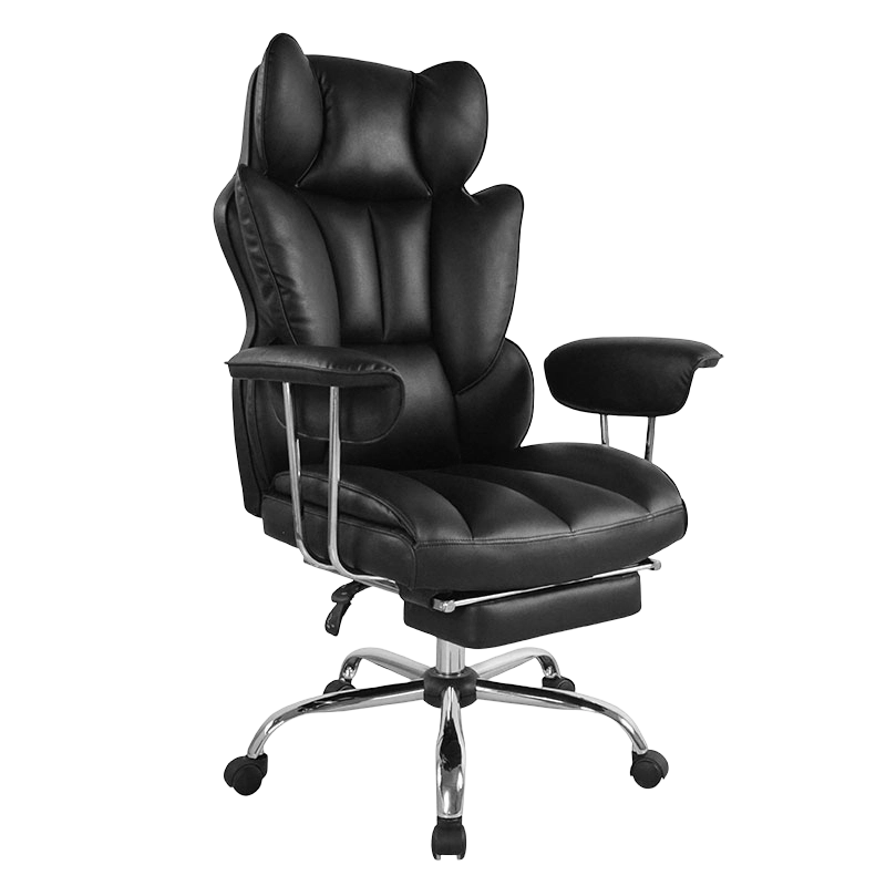 Høj ryg Chrome Pad Armlæn Executive Office Chair (M-6140)